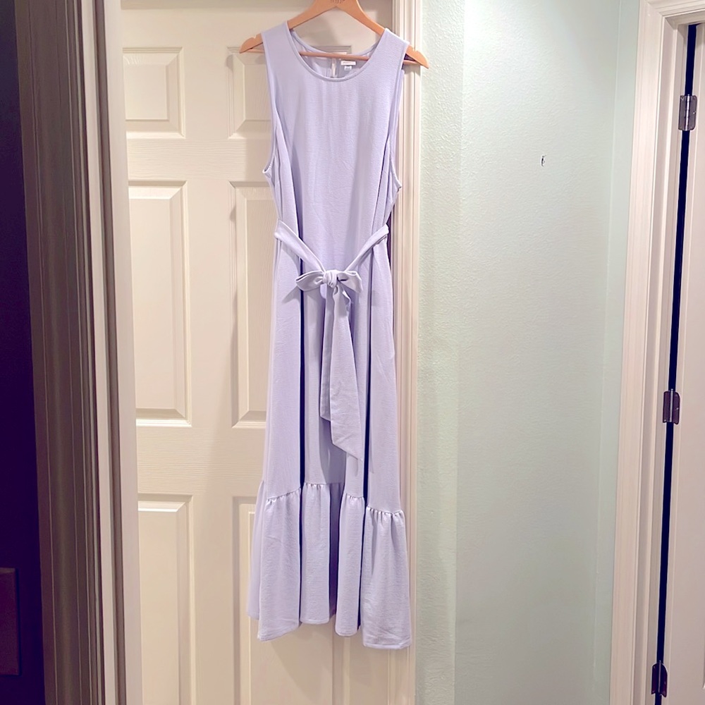 A•New•Day Sleeveless Flounce Hem Maxi Dress